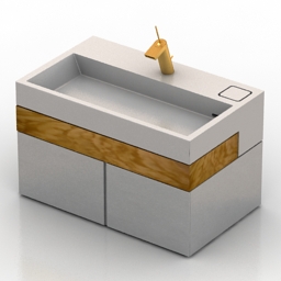 wash-basin exc112 3D Model Preview #8e967b84