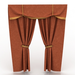 curtain 3D Model Preview #557925a0