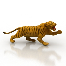 toy tiger 3D Model Preview #4235bb49