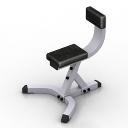 gym stool 030 3D Model Preview #cbc5a905