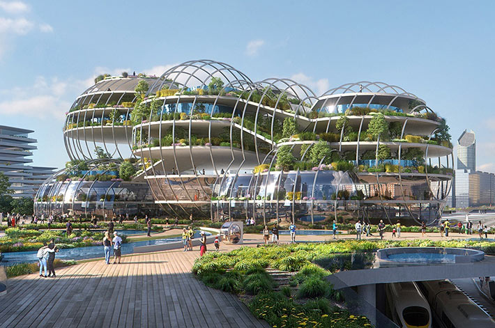 Socio-Technical City by UNStudio, The Hague, Netherlands