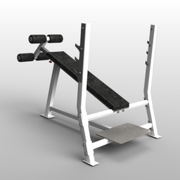 gym bench 3D Model Preview #0245750f