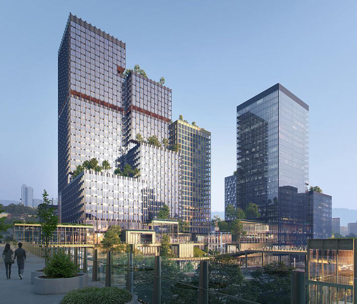 Seoul Valley by Henning Larsen, Seoul, South Korea