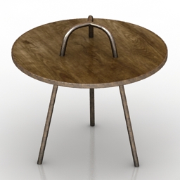 table one kings lane tesel side 3D Model Preview #30bf1c20
