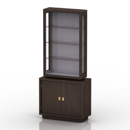 showcase cabinet avenue montaigne eichholtz 3D Model Preview #95407357