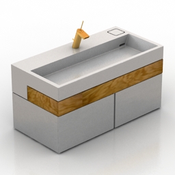 wash-basin exc112 3D Model Preview #1c309168