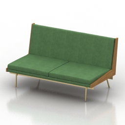 sofa 195 alain richard & andre monopoix 3D Model Preview #d101f0dd