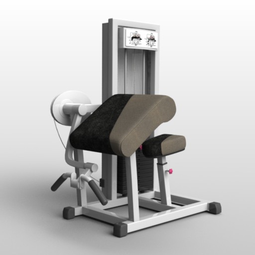 gym biceps 3D Model Preview #71d900d6