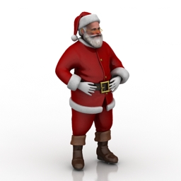 toy santa 3D Model Preview #24c8d806