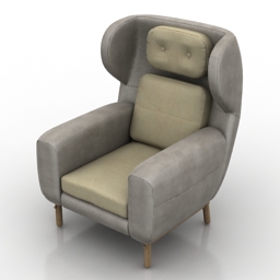 armchair ayo sessel 3D Model Preview #27321ab7