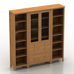 bookcase ikea hemnes 3D Model Preview #30484f7a