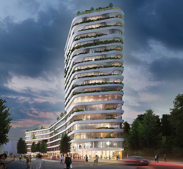 Baumkirchen Mitte mixed-use complex, Munich, Germany