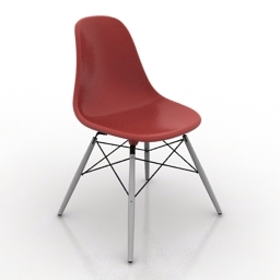 chair eames plastic side chair dsw 3D Model Preview #ee9f5b0c
