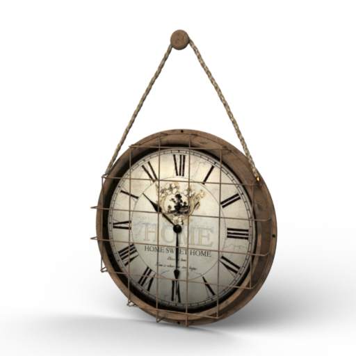 clock decor 3D Model Preview #9830eabe