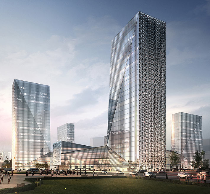 Yinchuan Towers by Höweler+Yoon, Yinchuan, China