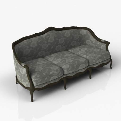 Sofa 3D model large preview