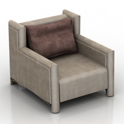 3D Armchair preview