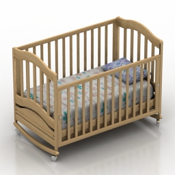 bed child gandylyan vanechka 3D Model Preview #3216dfba