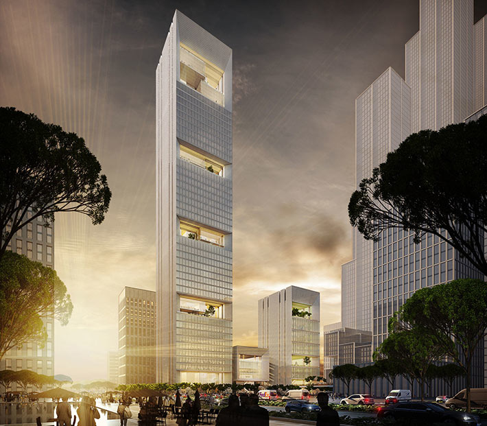 Hengli International Building by gmp, Shenzhen, China