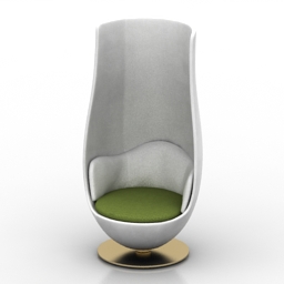 armchair cappellini wanders tulip 3D Model Preview #8a3fe889