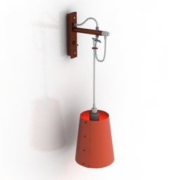 sconce lamp buster punch wall hooked nude 3D Model Preview #0db97f0e