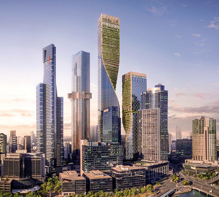 Green Spine by UNStudio & Cox, Melbourne, Australia
