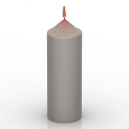3D Candle preview