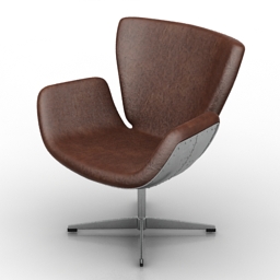 armchair kare design swivel chair soho soft tin 3D Model Preview #13651d1b