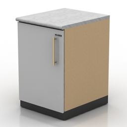locker kitchen 3D Model Preview #568cd88e