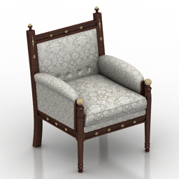 3D Armchair preview