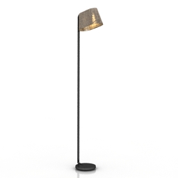 torchere secto design owalo 7010 3D Model Preview #04085904