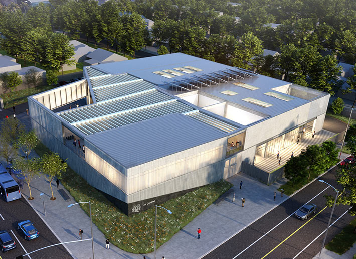 Arts complex at Santa Monica College by Grimshaw, Los Angeles, USA