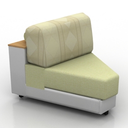 sofa 3 3D Model Preview #8634600c