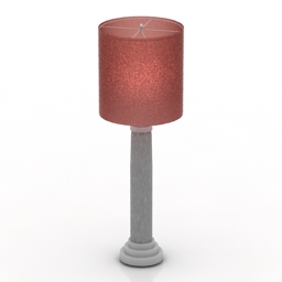 lamp pink 3D Model Preview #46d01572