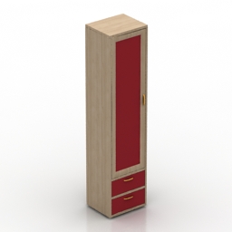 locker 1 3D Model Preview #708afded