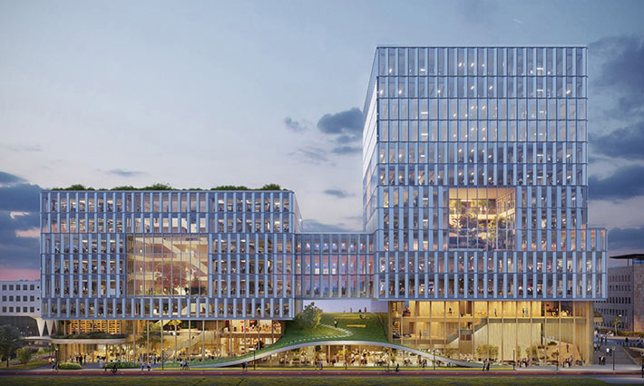ING's office building, Amsterdam, the Netherlands