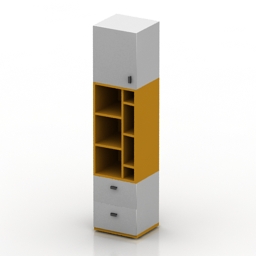 locker 1 3D Model Preview #6e5e4506