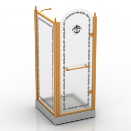 shower cezares retro a1-ah1 3D Model Preview #4ca17dbd