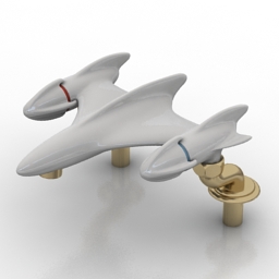 faucet bel air 3D Model Preview #4bfb7120