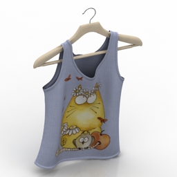 t-shirt 3 3D Model Preview #cede3700
