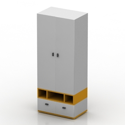 locker 3 3D Model Preview #5398506a