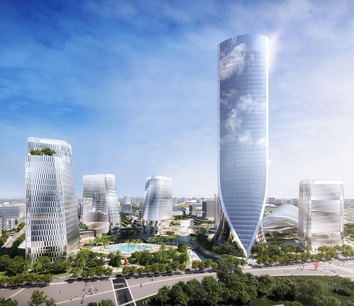 Dongfang City Coast by PEI Architects, Dongfang, China