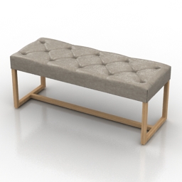 bench bruhl belami 3D Model Preview #64f9320d