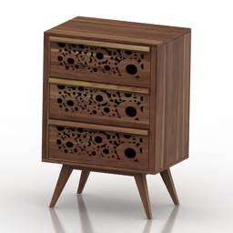 locker kare visual delight commode 3D Model Preview #ed4cea45