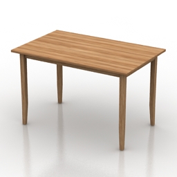 table ikea lerhamn 3D Model Preview #2ddd7edd