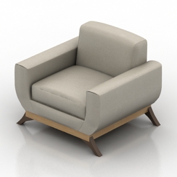 3D Armchair preview