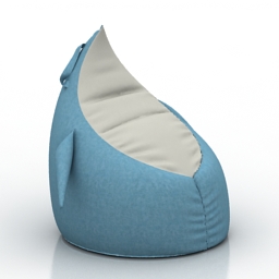 armchair bag ping 3D Model Preview #000b1431