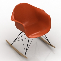 armchair rocking 3D Model Preview #6c6cc19d