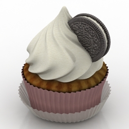 cake 4 3D Model Preview #cbcc6a64