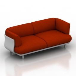 sofa cappellini peg 3D Model Preview #9d144976